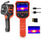 SURLABA Infrarot Wärmebildkamera, 210x160 IR Thermal Imager, -20 to 330°C, 3,5 Farbbildschirm, 0,07°C Empfindlichkeit, 9Hz Bildfrequenz, Infrarotkamera für HVAC, Kommerzielle Elektroinstallationen