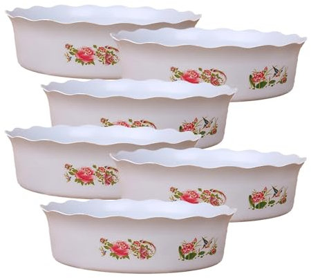 Jvjggag Vaso per piante acquatiche, vaso per piante, vaso per ninfee, vaso per fiori in ABS per piantare e coltivare, vaso da fiori durevole, con ciotola per piante di ninfee, design per interni ed