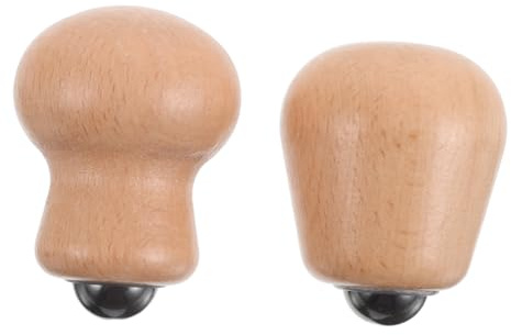 Gatuida 2pièces Massage Manuel Bois Pour Visage Masseur Corporel Avec Balle Roulante Outil De Soin Pour Cou Épaules