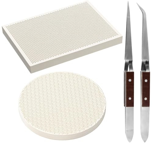 Premium Keramik Feuerziegel, hitzebeständige Quarzofenblöcke für Pizzaöfen, Kamine, Schmieden und Hochtemperaturarbeiten