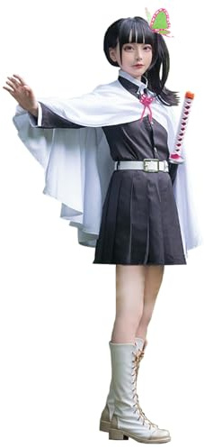 Satdflie Cosplay Costume Kimono Robe Suit with Belt Full Uniform Set Unisex Christmas Outfit Anime Fans Gift