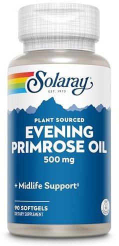 Solaray Evening Primrose Oil | Aceite de Onagra | 90 Perlas