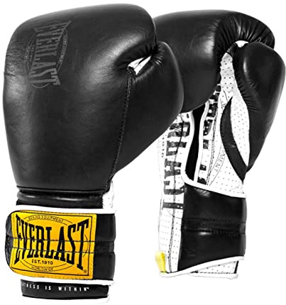 Everlast Unisex- Erwachsene Boxhandschuhe 1910 Sparring Glove Trainingshandschuhe, Schwarz, 12oz
