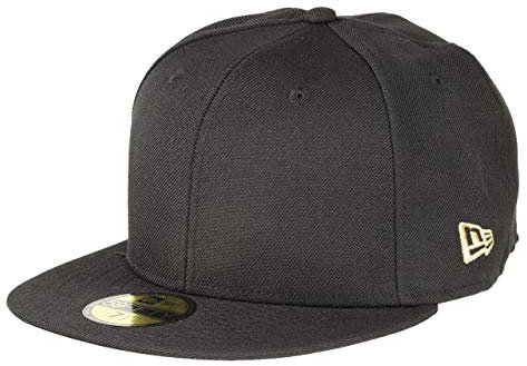 New Era Blank Black/Gold 59Fifty Basecap - 7 1/2-60cm (XL)