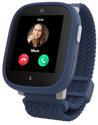 XPLORA X6 Play Kids Watch Phone 4G (Incl. SIM) - GPS, SOS, Calls, Messages | Calls, Messages, School Mode, SOS Function, GPS Location, Camera and Pedometer - Incl.3 months free subscription (BLUE)