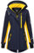 Rock Creek Damen Softshell Jacke Mantel Regenjacke Übergangsjacke Softshelljacke Damenjacke Regenmantel Outdoorjacke Kapuze D-491 Navy 4XL