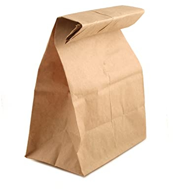 250 Lunchtüten 26+17x35cm Papier braun 70g/m² XL Fastfoodtüten Blockbodenbeutel Lunchtüten Doggybags - inkl. VerpackG in D