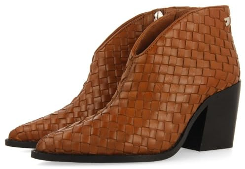 GIOSEPPO Botines Trenzado TACÓN Piel Tamasi