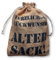 Lustiger Jute Geschenkbeutel „Herzlichen Glückwunsch Alter Sack“ – witzige Geschenkverpackung Männer – Nachhaltiger Geschenksack Geburtstag 30 40 50 60 – Geschenkidee Jubiläum Ruhestand