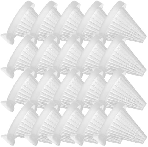 TOBBOMEY Distributeur de Crevettes Plastique avec Ventouses 25 Coupelles d'Appât pour Aquarium Récipient à Nourriture pour Poissons Multifonctionnel Accessoire Pratique pour Nourrir