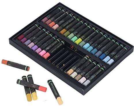 Juego de Pasteles Al óleo, 36 Colores, Textura Gruesa y Delicada, Fuerte Adherencia, Se Pega Suavemente para Pintura Diaria, Pasteles Al óleo Suaves