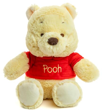 Kids Preferred Disney Baby Winnie the Pooh and Friends Stuffed Animal with Jingle and Crinkle, Pooh 12”