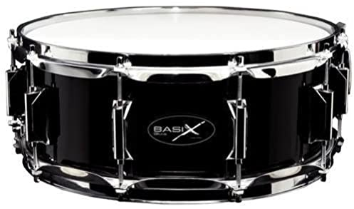 Snaredrum Classic Holz 14x5,5 Pappelkessel schwarz foliert