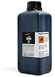 chimica unione Tinte Reflex negro de encrespamiento para piel, tinte para zapatos, 1 litro