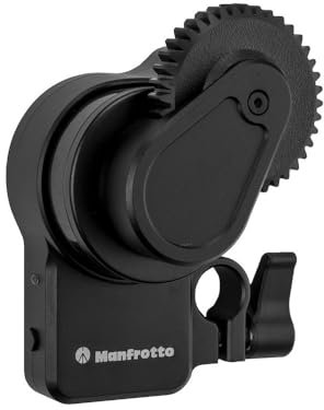 Manfrotto Follow Focus para Gimbal, para Estabilizador Profesional Portátil de 3 Ejes para Cámara Sin Espejo DSLR y Réflex, Smartphone, Fotógrafos, Vloggers y Bloggers