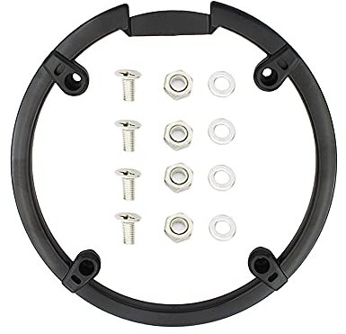 haihaz,Anneau de protection de chaîne pour votre vélo,Disque de Protection de Chaîne,Garde de Chaîne Couvercle,Vélo Chaîne Roue Protection Manivelle,Anneau de protection de chaîne pour votre vélo Noir