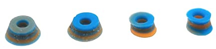 SPITBOARDS Fingerboard Swirl Bushings Duro Series 78A Blue-Brown