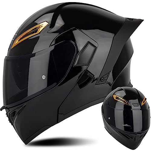 Casco de Moto Modular con Bluetooth Slot Integrado, ECE Homologado Casco Integrales Moto Jet Scooter para Mujer Hombre Adultos,con Doble Visera Casco Bluetooth Flip Up