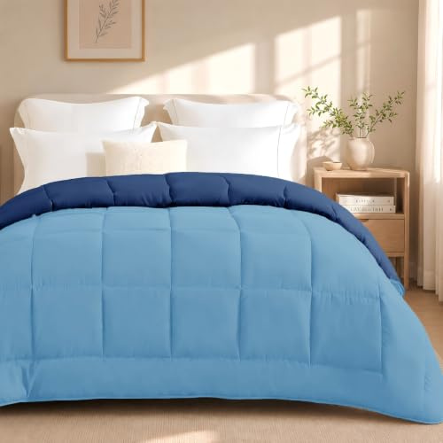 DALINA Edredón de Fibra para Cama 90, 150 x 220 cm, 170gr/M², Celeste