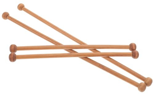 Gadpiparty 4 Pack Natural Wooden Tapestry Hanging Rods - Sturdy Wall Dowels for Banners, Macrame, Flags & DIY Decor (60cm/24in)