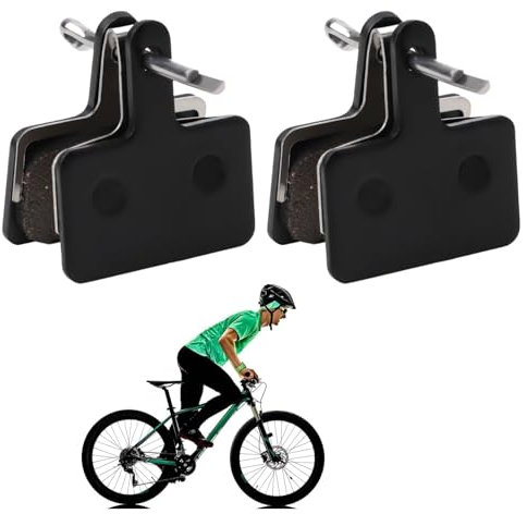 2X Bremsbeläge Fahrrad für Shimano Bremsen B01S, Scheibenbremsbeläge für Fahrräder MT200, Resin Bremsbeläge für Mountainbike C501/M575/M525/MT500, High Performance Bremsbeläge, Langlebig Bike Beläge