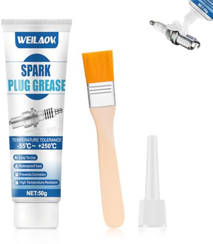 WEILAOK Grasa Silicona, Adecuado para Bujías Incandescentes y Bujías de Encendido, etc, 80 g