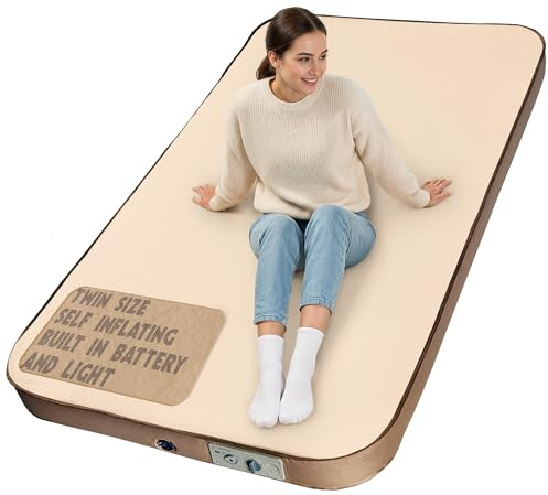 Oaktiv Wandermate Twin Size Camping Sleeping Pad 3.5 Memory Foam