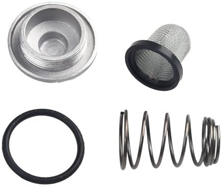 MoSundi Kit de filtro de aceite de motor y tapa para PCX125 WW/A 2010-2019, juego de tapa de tornillo de drenaje para PCX 125 WW125EX2 2010-2017