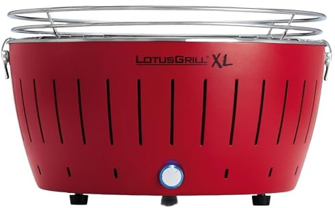 LOTUSGRILL XL - Barbecue Portable 4-8 personnes Rouge