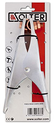 Solter Pinza de Masa 400A de Chapa Laminada – Conexión Segura y Eficiente para Soldadura Intensiva MMA