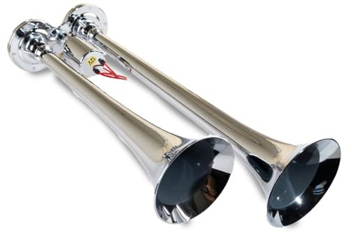 Kleinn Air Horns 102 Dual Truck Horn - förkromad koppar