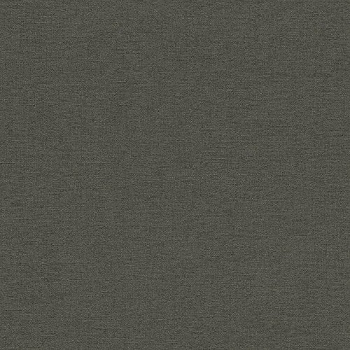 rasch tapet 449853 från kollektionen Florentine II – enfärgad fleecetapet i mörk grå – 10,05 m x 53 cm (L x B)
