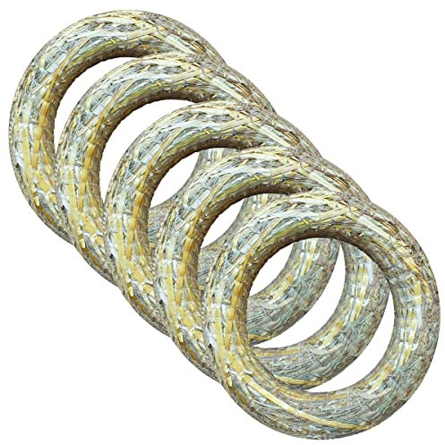 5 Strohrömer Ø 50 cm/Stärke 6 cm Strohkränze Türkranz Deko-Kranz Kranz-Rohling Strohring