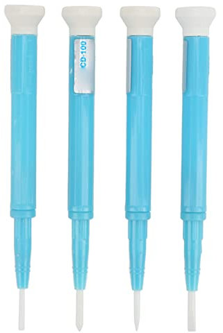 4 Piezas Destornillador de Cerámica, Ajustar Destornillador De Frecuencia, Juego Destornilladores Ranurados Ceramico Destornilladores Antiestático 1,3mm, 1,8mm, 2,6mm, 2mm para Ajuste de Circuito