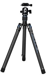 SIRUI Traveler X-I Carbon Fiber Reise-Kamerastativ,159cm, 1.1kg, Mit B-00K Kugelkopf & Arca Swiss, Bis 10kg Traglast, Ultrakompakt 33cm