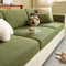 Gleedipre Flexibler Sofabezug Cord Sitzkissen Rückenlehne Schutzbezug Für alle Jahreszeiten Sofa-Spannbettlaken(Grün,95–120 cm x 160–190 cm)