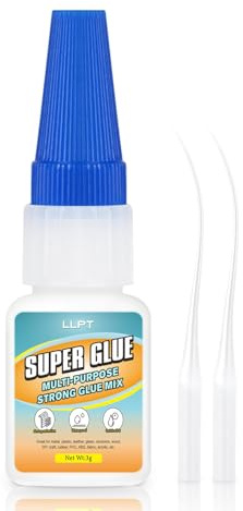 LLPT superlim 1 pack nät 3 g klart universallim | Superlim med antiigensättning, snabb och stark för plastmetallglas läder