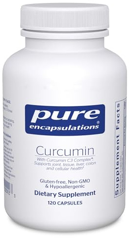 Pure Encapsulations Curcumin - 500 mg - Supports Joint Health & Liver Health - Curcuma Longa Capsule - Non-GMO & Vegan - 120 Capsules