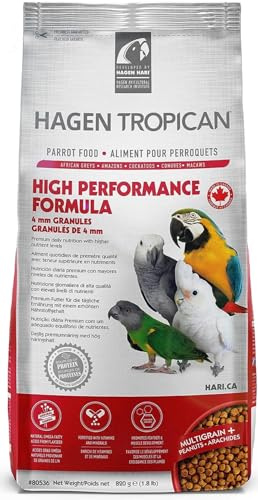 Tropican Alimento para Loros con Formula Alta Energía - 820 gr