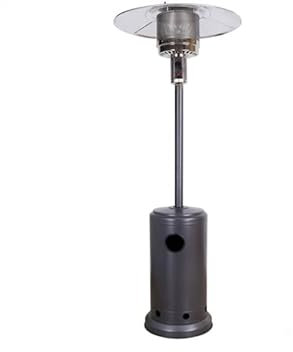 XONE Stufa a Fungo gpl 5-14kw - 221cm, Colore Grigio