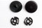 ABUS Befestigung Fahrradhelm, Schwarz (Black), Universal