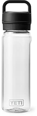 YETI Yonder 750 ml/25 oz Water Bottle with Leakproof Yonder Chug Cap, Clear