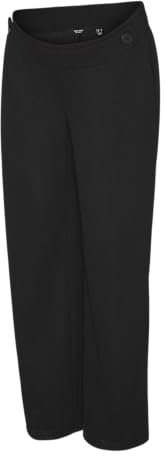 MAMA.LICIOUS Damen VMMLIVA Wide Pant NOOS Hose, Black, Medium