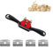 Zasiene Mano Spokeshave Spokeshave Piatto Regolabile Spokeshave Regolabile pialla coda Spokeshave legno Pialla di Legno Lama Piana Regolazione Pialla a Coda 210mm, 4 Lame di Ricambio Incluse