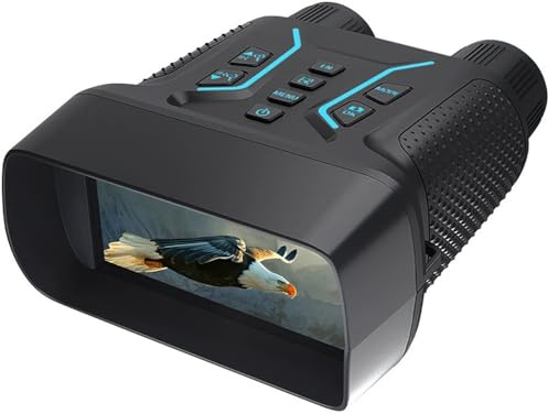 Nattkikare, 4K-nattkikare med 4000 mAh uppladdningsbart batteri, 32 GB TF-kort som kan spara foton och videor, 4,5-tums HD-skärm och 1312 fots räckvidd for camping och säkerhet