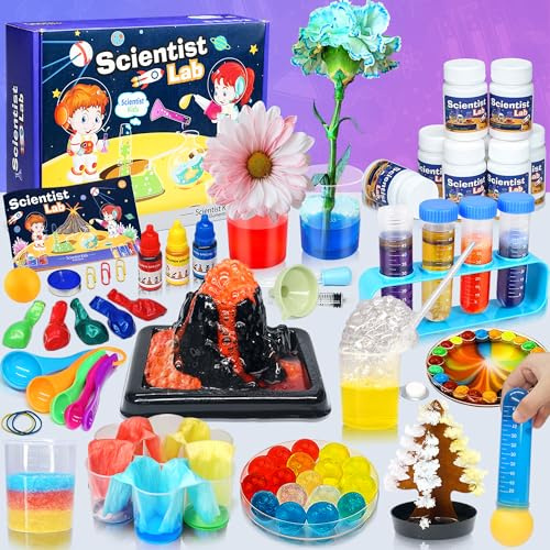 Kids Science Kit STEM Toys - Science Kits for Kids Age 6-8-12, 70 Science Lab Experiments Educational Games, 60+ PCS Science Toys, Christmas, Birthday Gift for 6-12 Year Old Boys Girls