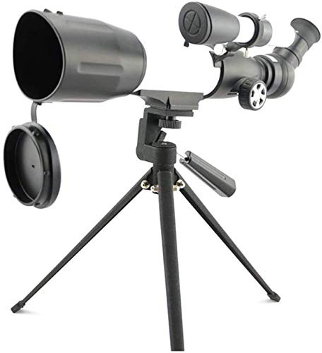 Kikare för vuxna Teleskop, bärbar astronomisk refraktor Manuell montering Astronomical med stativ och 2 okular Nybörjare