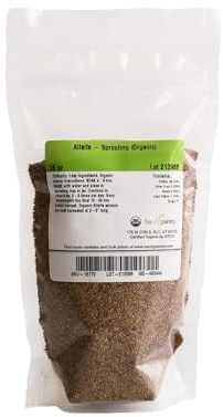 Handy Pantry Organic Alfalfa Seeds for Sprouting 1 lb – Microgreens and Sprout Seeds