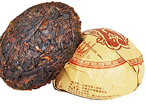 100g Rush Tuocha Thé Pu'er Yunnan - Ancien Théier Chinois Noir Puerh Mûr (0.22LB)