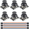 Youmile 6 pcs Dual-axis XY Joystick Module PS2 module Game Joystick Control Lever Sensor KY-023 XY Dual-axis Joystick Breakout Module with DuPont Cable for Arduino